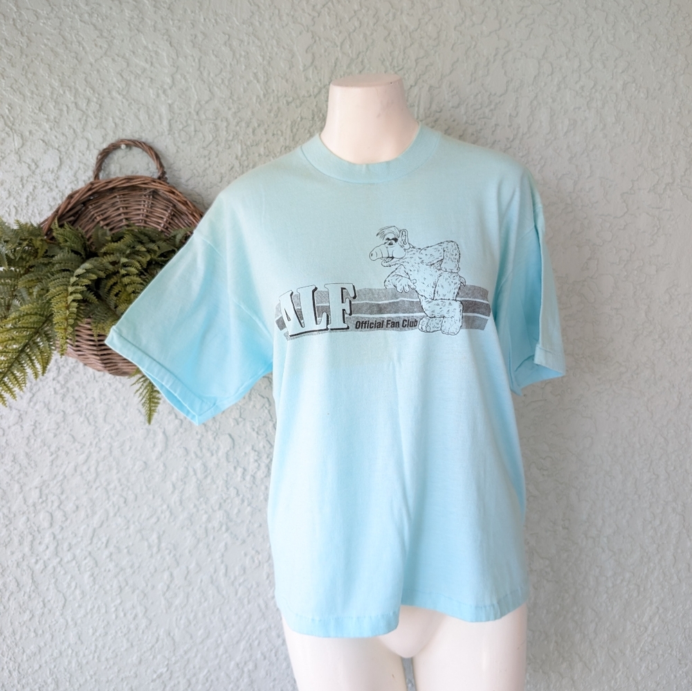Vintage Alf official fan club crew neck‎ blue size XL